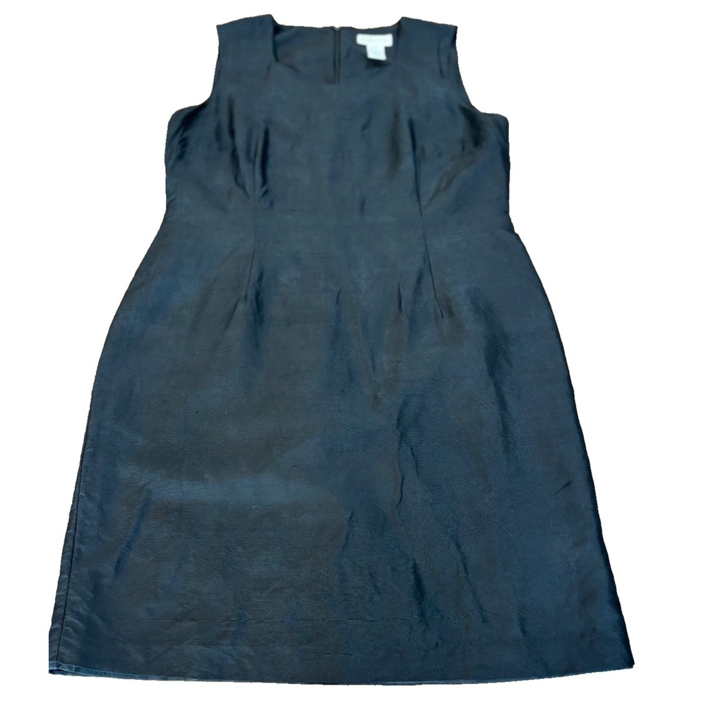 Worthington's silk dress sweetheart neckline princess seams dress womens' sz 12P